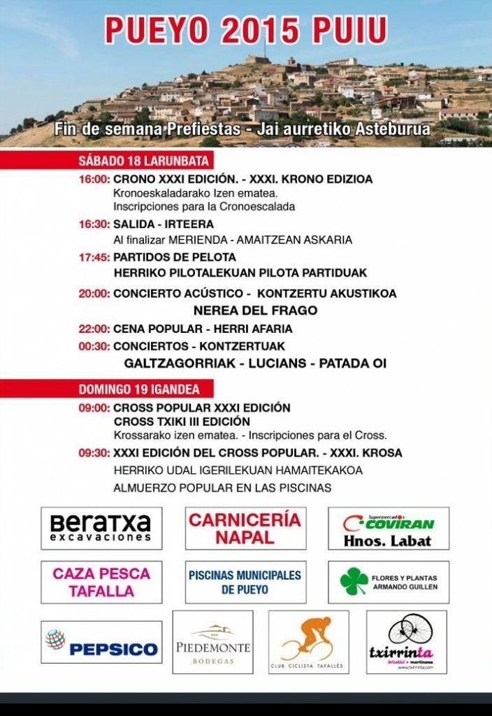 Cartel Prefiestas Pueyo