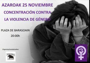 Concentración contra la violen