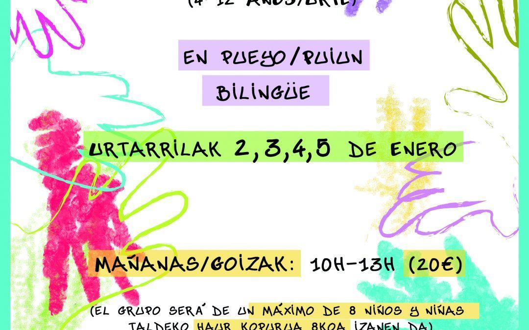 Taller infantil en Pueyo/Puiu