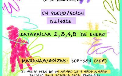 Taller infantil en Pueyo/Puiu