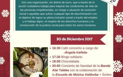 La Banda Alai Taldea y la Escuela de Música Valdorba te invitan a una tarde solidaria con París 365