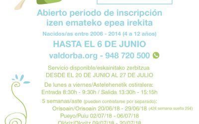 Ya puedes apuntar a tus hijas e hijos en las Colonias Rurales de Verano 2018