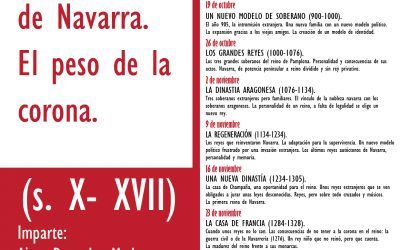 Cuarto curso de historia en Unzué «Reyes y reinas de Navarra. El peso de la corona».