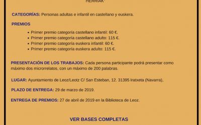 Certamen literario de microrrelatos 2019