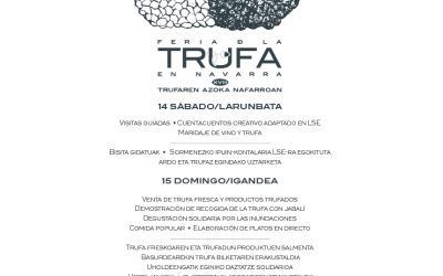 La Feria de la trufa de Valdorba: para todos los públicos y solidaria con los municipios afectados por la riada