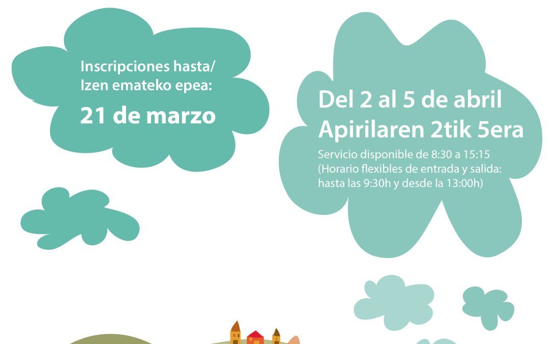 Colonias Rurales de Semana Santa   – Aste Santuko Landa Udalekuak